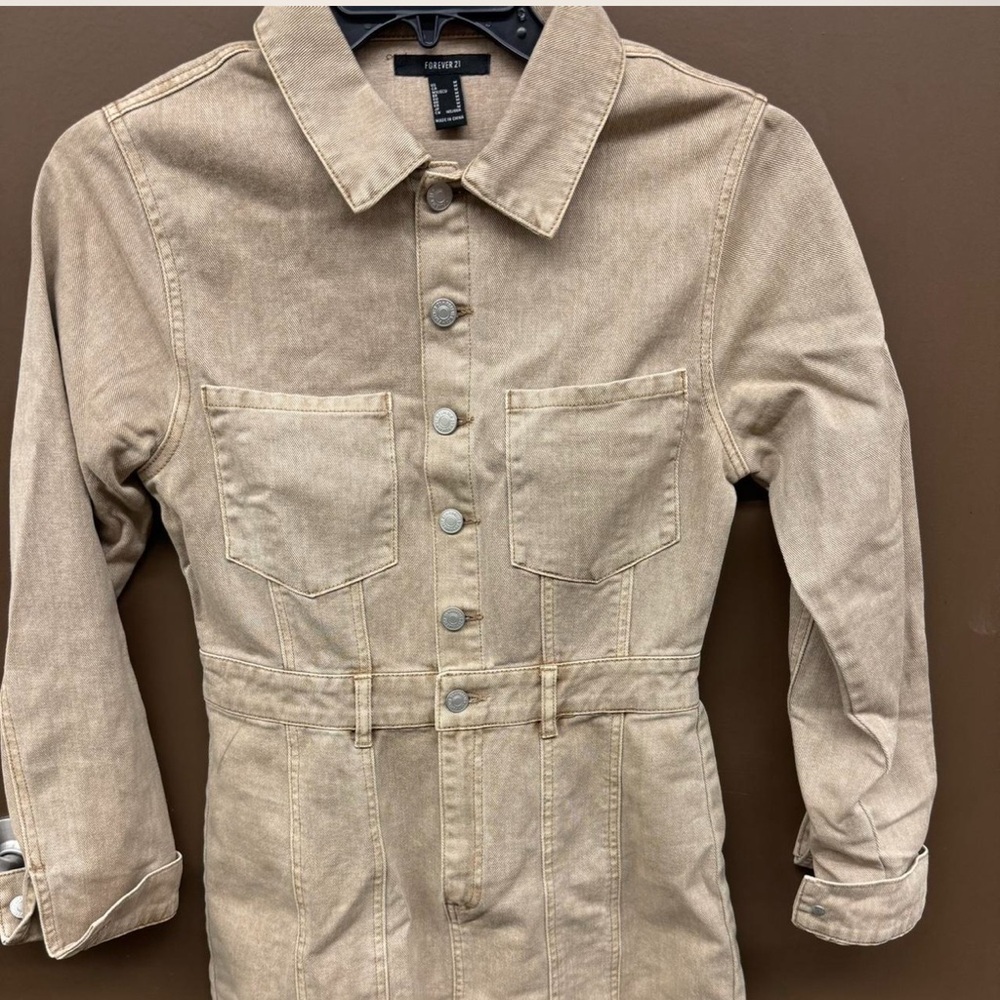 Tan Denim Jacket